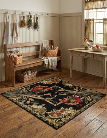4' x 4' Pastoral Square Rug