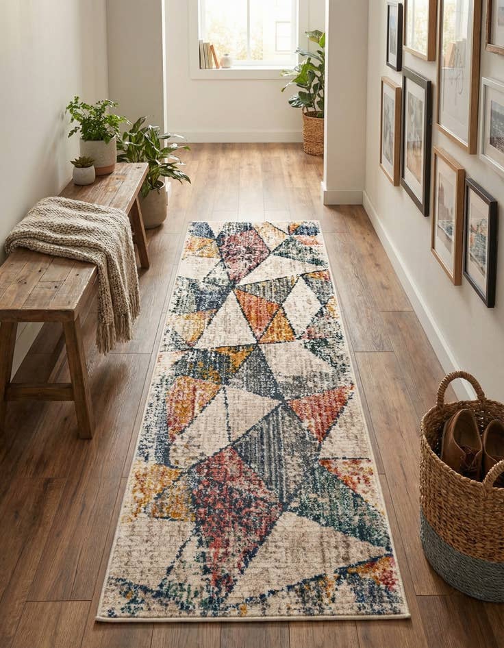 Detail image of  2' 2 x 6' Gemstone Runner Rug
