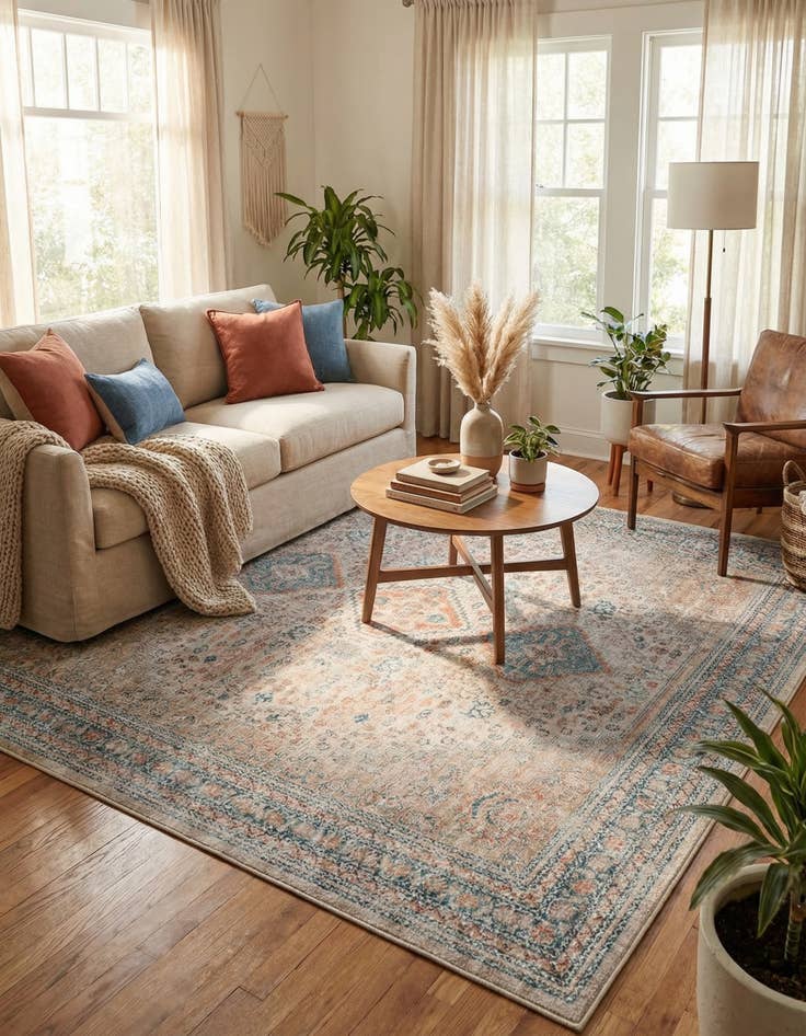 Detail image of  8' x 8' Newport Square Rug