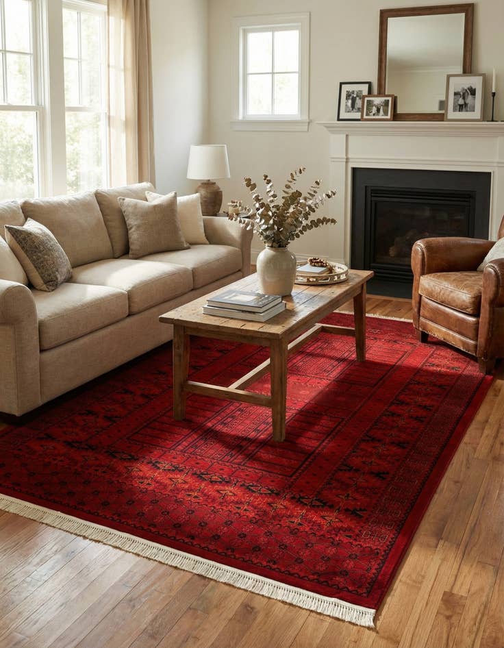 Detail image of 7' x 10' Bokhara Rug