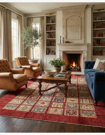 6' 8 x 9' 10 Hand Knotted Ariana Ziegler Rug