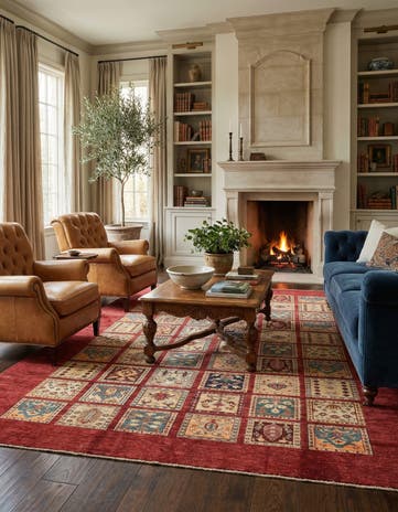 6' 8 x 9' 10 Hand Knotted Ariana Ziegler Rug