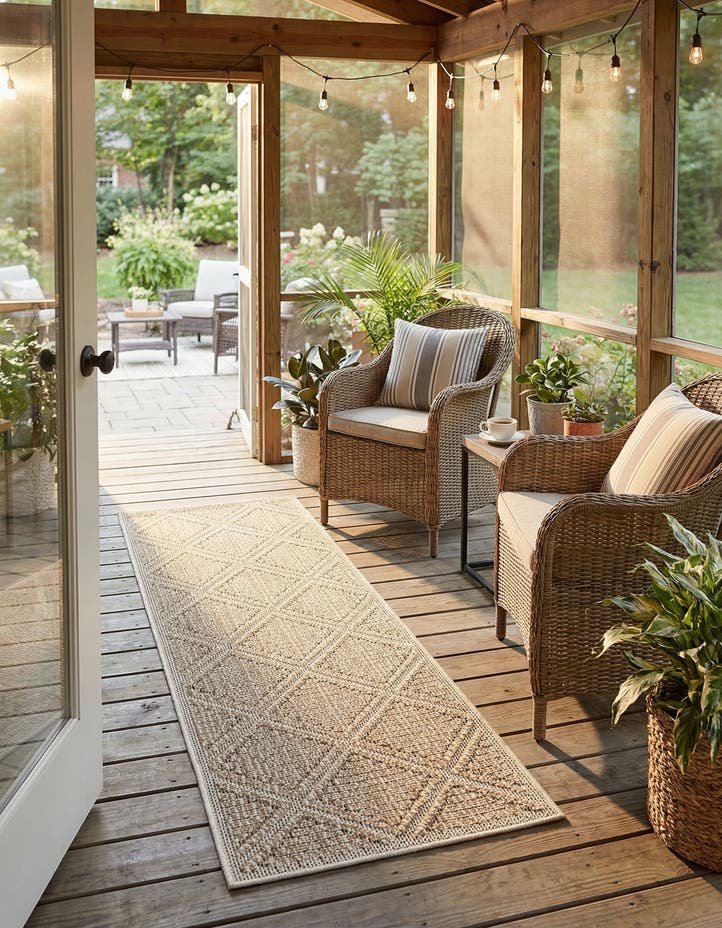 2' x 6' 1 Easy-Clean Lattice Indoor / Outdoo...