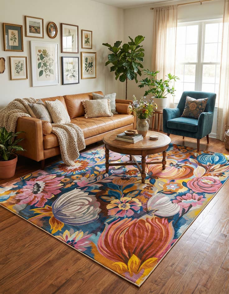 Detail image of 10' x 14' Blossom Rug