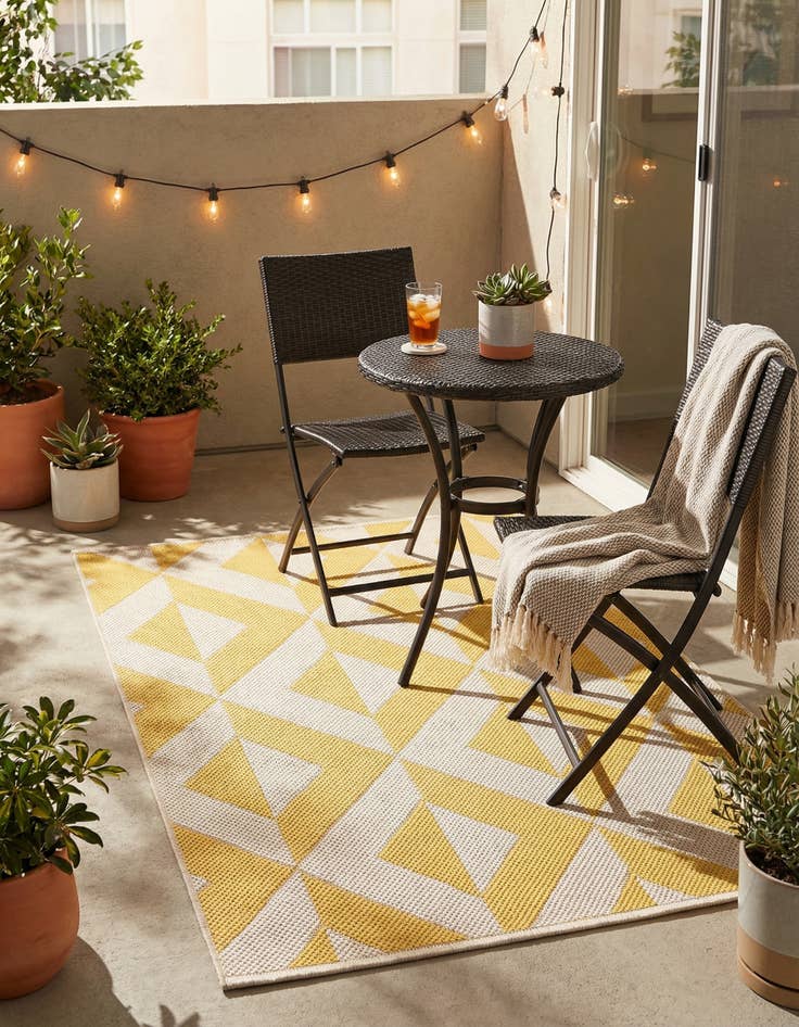 Detail image of 2' x 3'  Washable Jill Zarin Napa Indoor / Outdoor Rug
