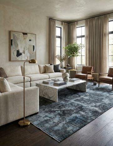 7' 4 x 10' 6 Hand Knotted Ultra Vintage Persian Wool Rug