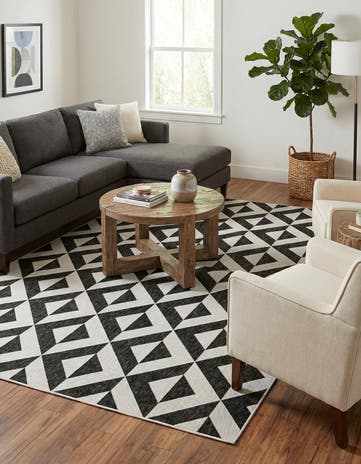 7' 10 x 11' Easy-Clean Jill Zarin Napa Indoor / Outdoor Rug