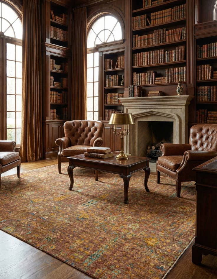 Detail image of 8' 2 x 11' 5 Ziegler Wool Rug