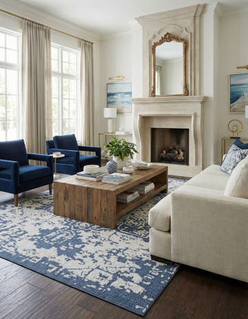 10' x 14' 1 Easy-Clean Traditional Indoor / Outdoor Rug