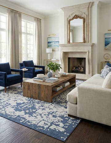 10' x 14' 1 Easy-Clean Traditional Indoor / Outdoor Rug