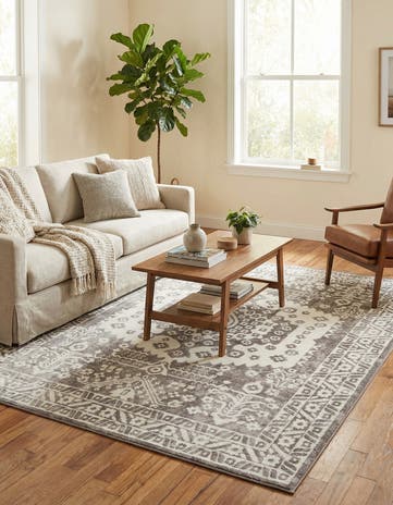 Gray Oxford Rug