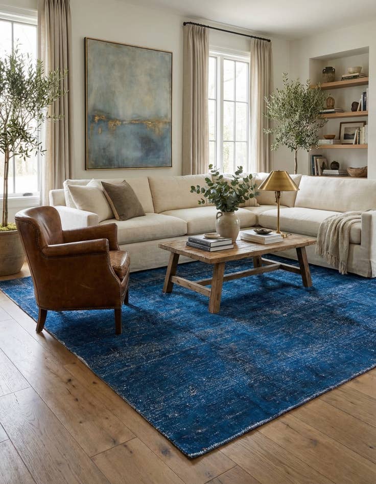 Detail image of  9' 4 x 10' 1  Hand Knotted Ultra Vintage Persian Wool Rug