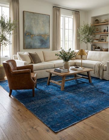 9' 4 x 10' 1 Hand Knotted Ultra Vintage Persian Wool Rug
