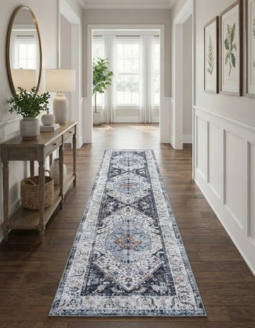 2' 11 x 16' 5 Washable Yara Runner Rug