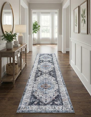 2' 11 x 16' 5 Washable Yara Runner Rug