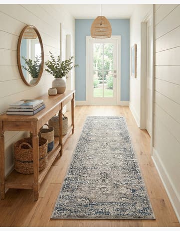 Gray Charleston Runner Rug