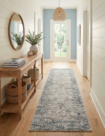 Gray Charleston Runner Rug