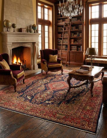 9' 7 x 12' 6 Kashmar Wool Rug