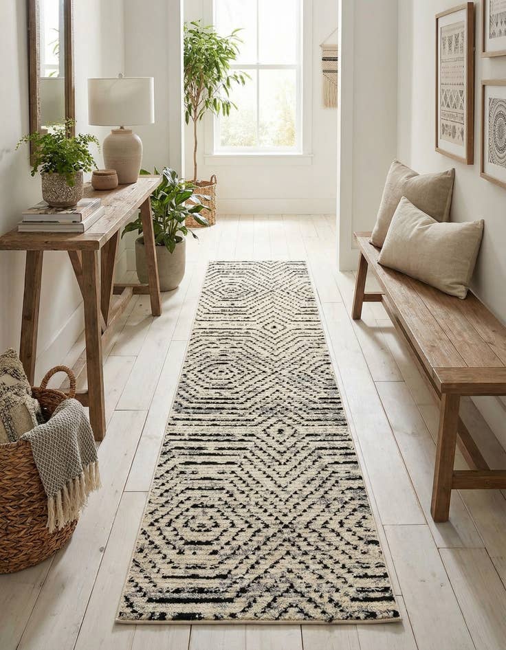 Detail image of 2' 7 x 12' Tagine Runner Rug