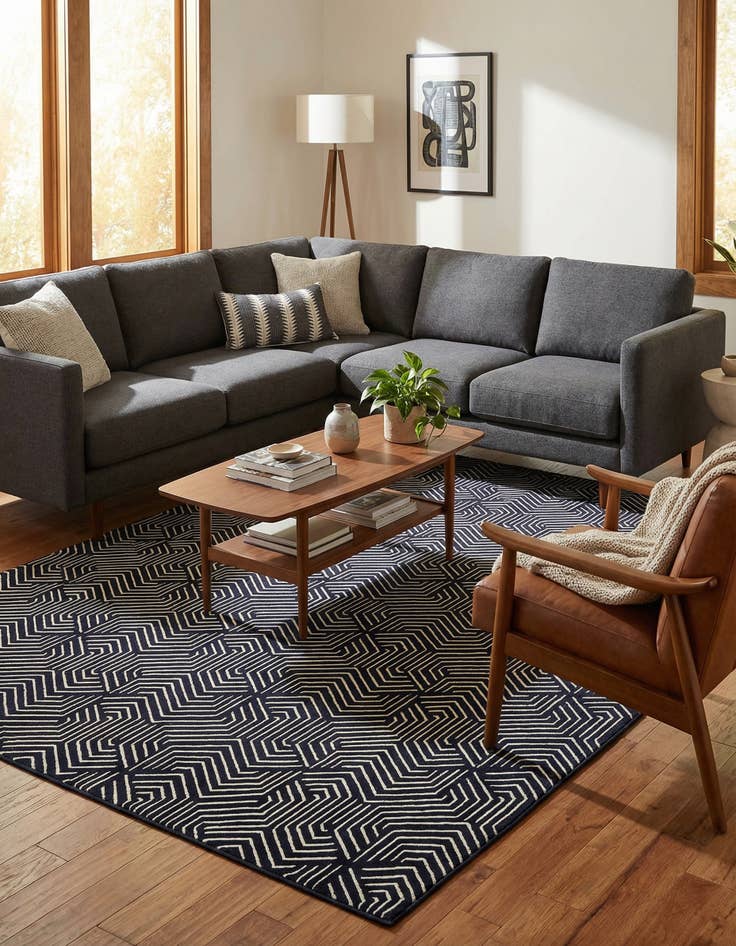 Detail image of  7' 10 x 10' Aakaar Rug