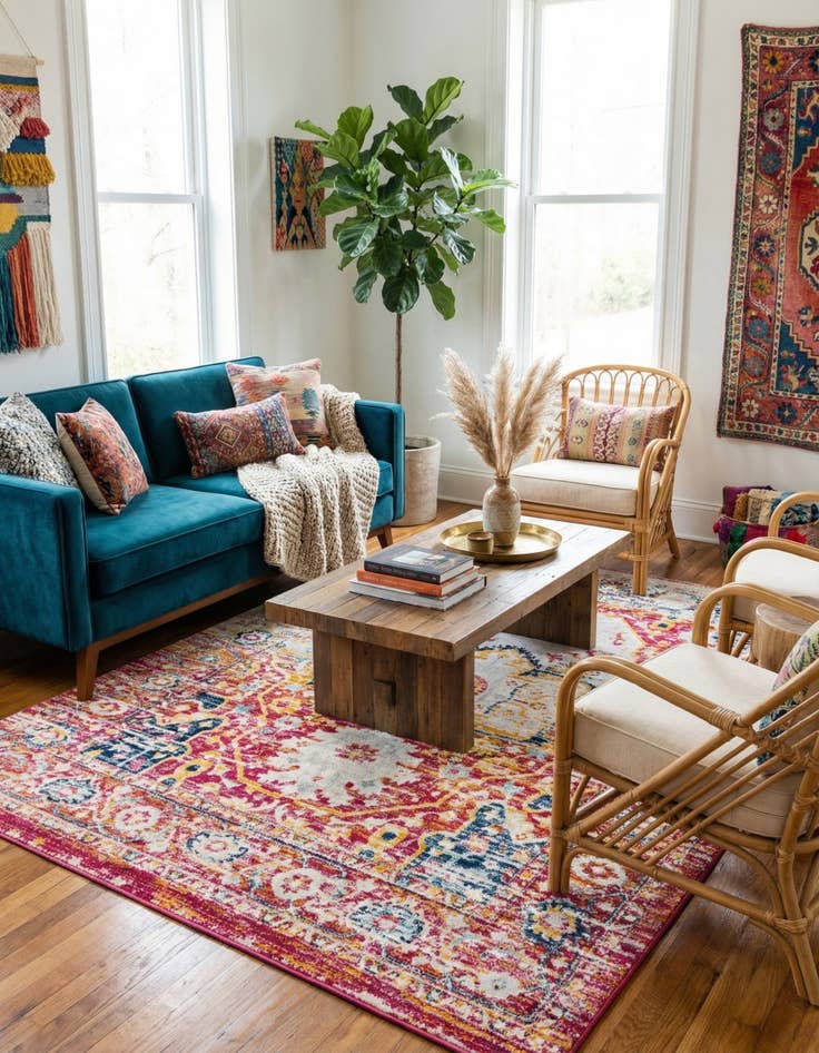 Detail image of 7' 10 x 10' Madeline Vintage Rug