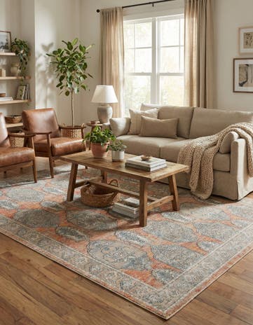 Brick Red Lola Rug