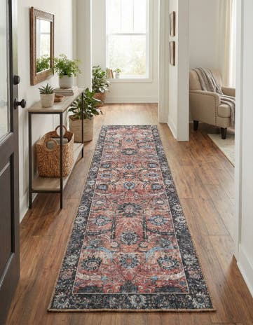 2' 7 x 10' Washable Timeless Runner Rug