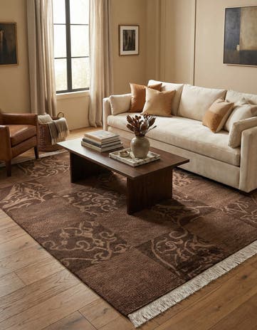 5' 8 x 8' Hand Knotted Darya Wool Rug