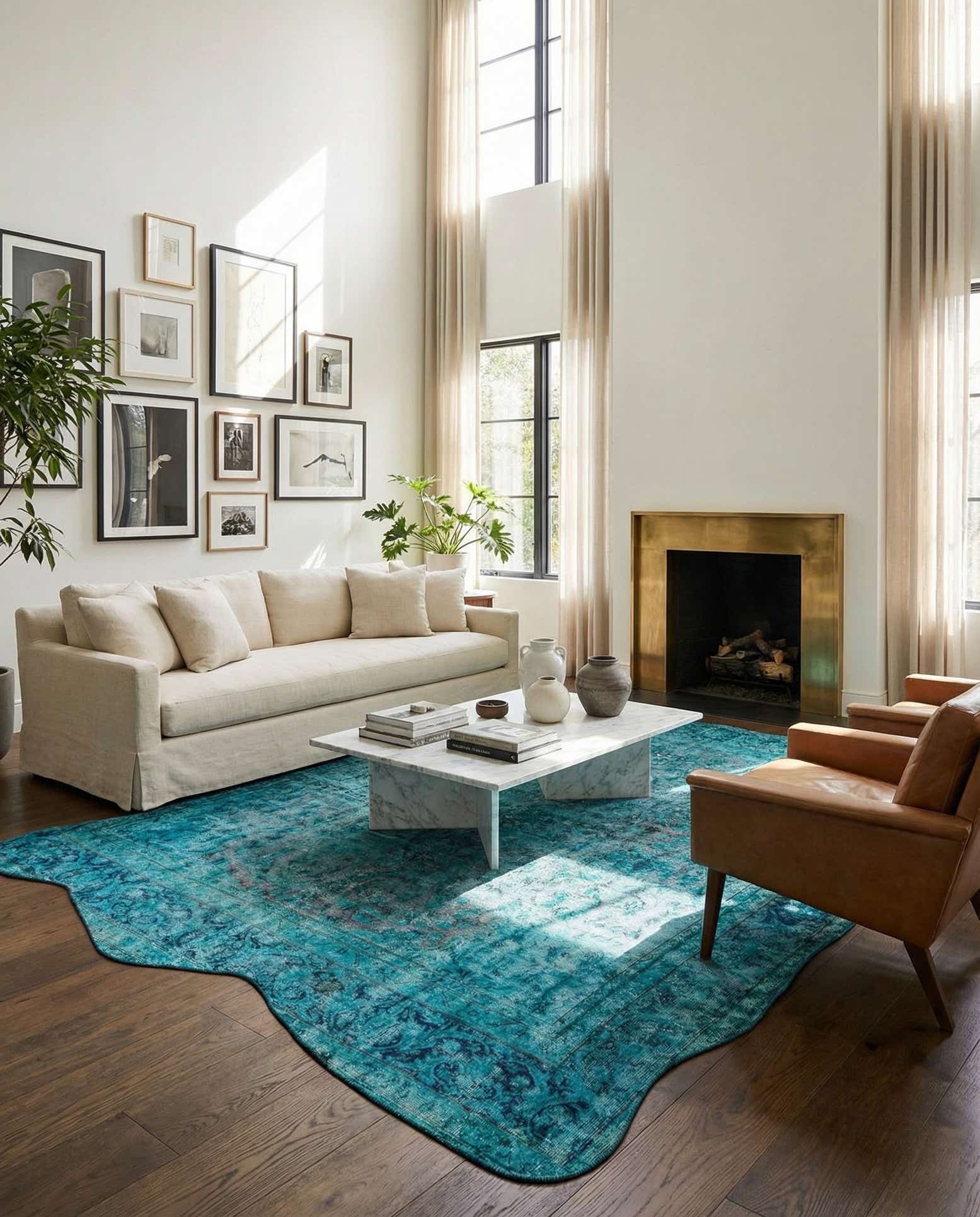 9' 2 x 12' 3 Hand Knotted Ultra Vintage Persian Wool Rug