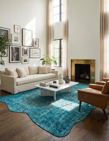 9' 2 x 12' 3 Hand Knotted Ultra Vintage Persian Wool Rug