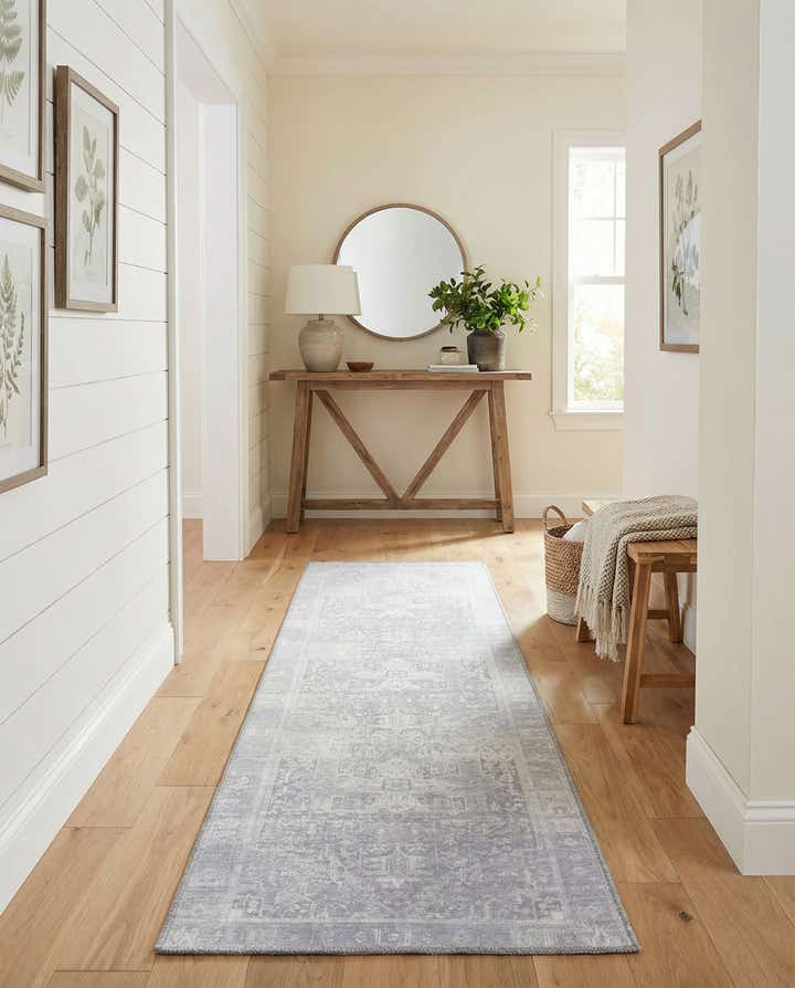 2' x 6' Washable Timeless Runner Rug