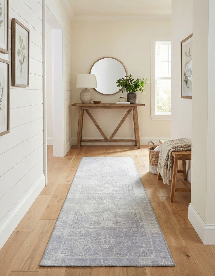 2' x 6' Washable Timeless Runner Rug