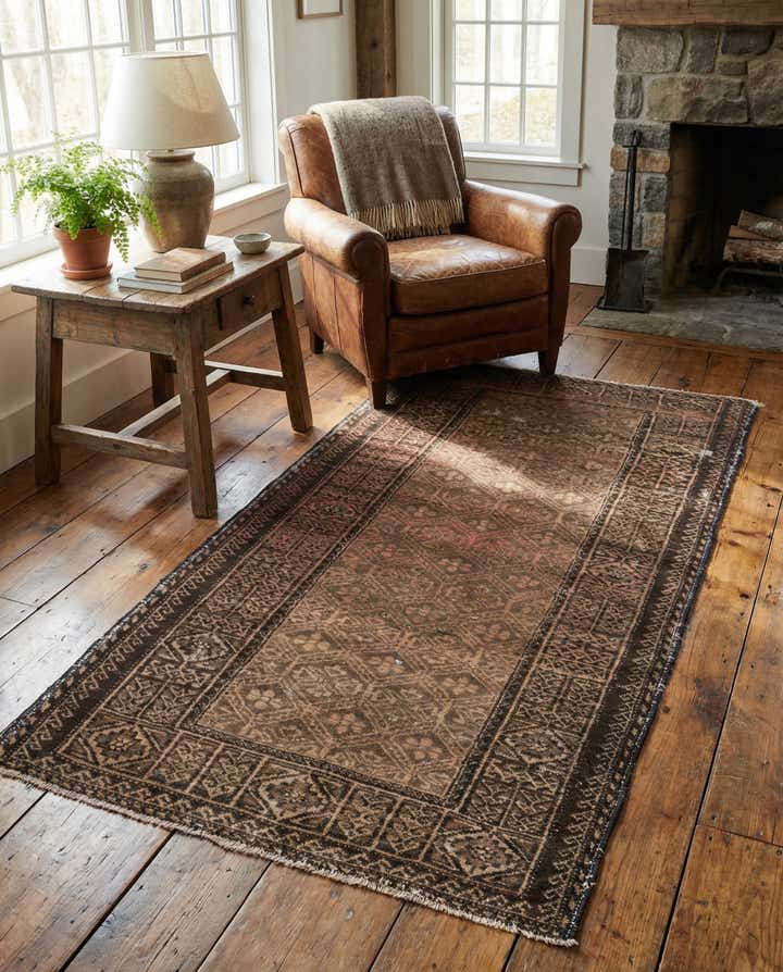 3' 2 x 5' 7 Hand Knotted Ultra Vintage Persian Wool Rug