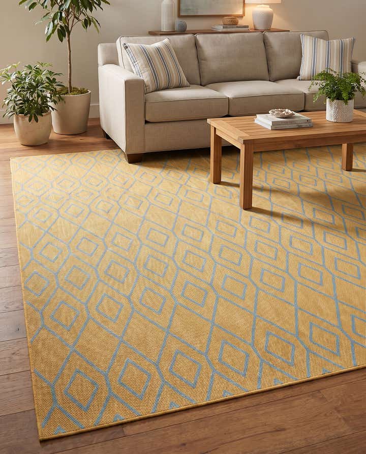 7' 10 x 10' Easy-Clean Jill Zarin Turks and Caicos Indoor / Outdoor Rug