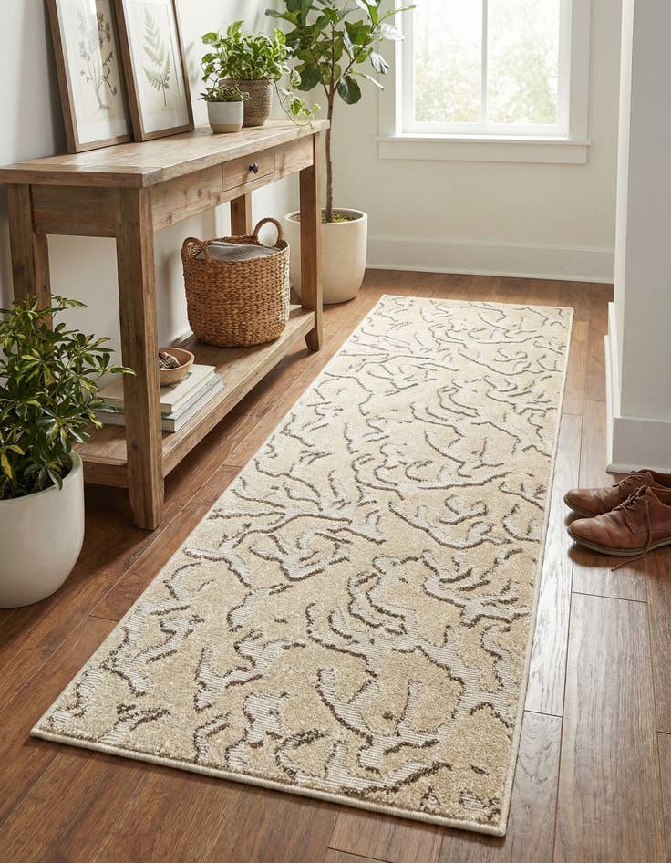 Detail image of 2' x 6' Easy-Clean Sabrina Soto Indoor / Outdoor Runner Rug