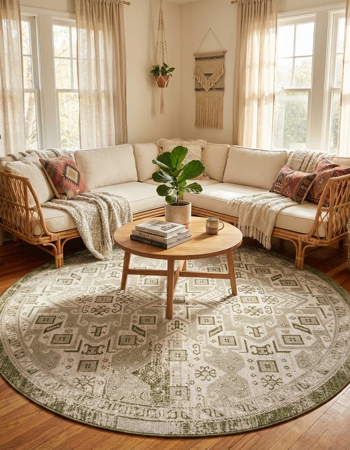 10' x 10' Easy-Clean Aztec Indoor / Outdoor ...