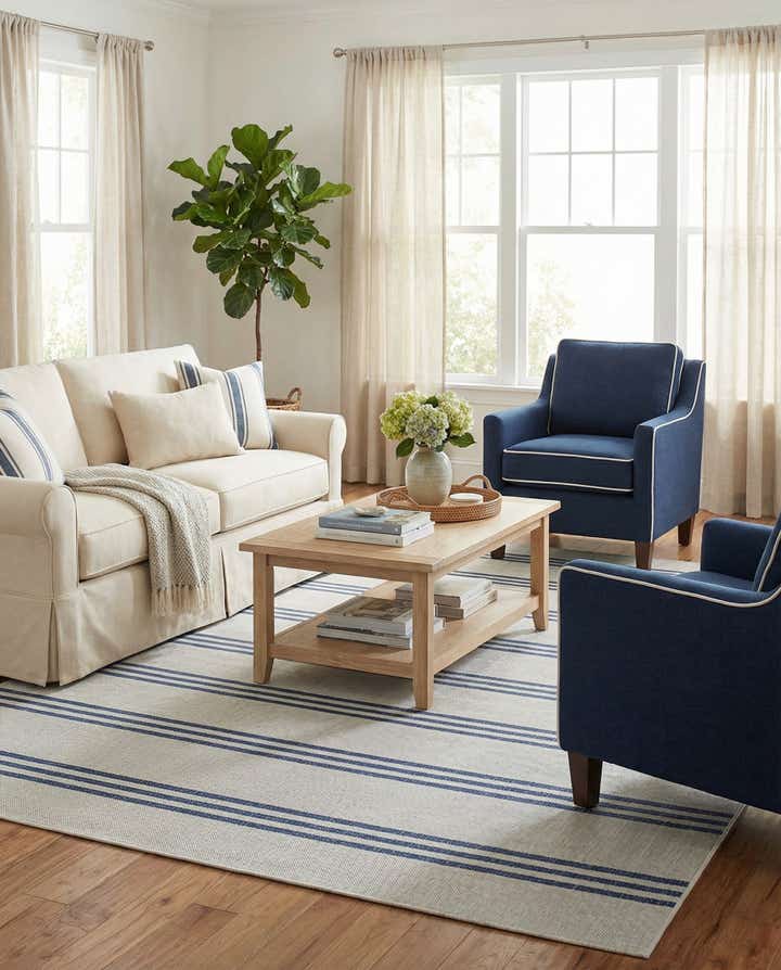 7' 10 x 10' Easy-Clean Jill Zarin Anguilla Indoor / Outdoor Rug