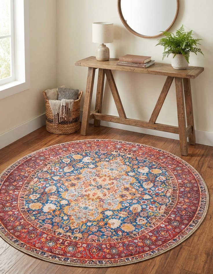 Detail image of 3' 6 x 3' 6 Timeless Round Rug