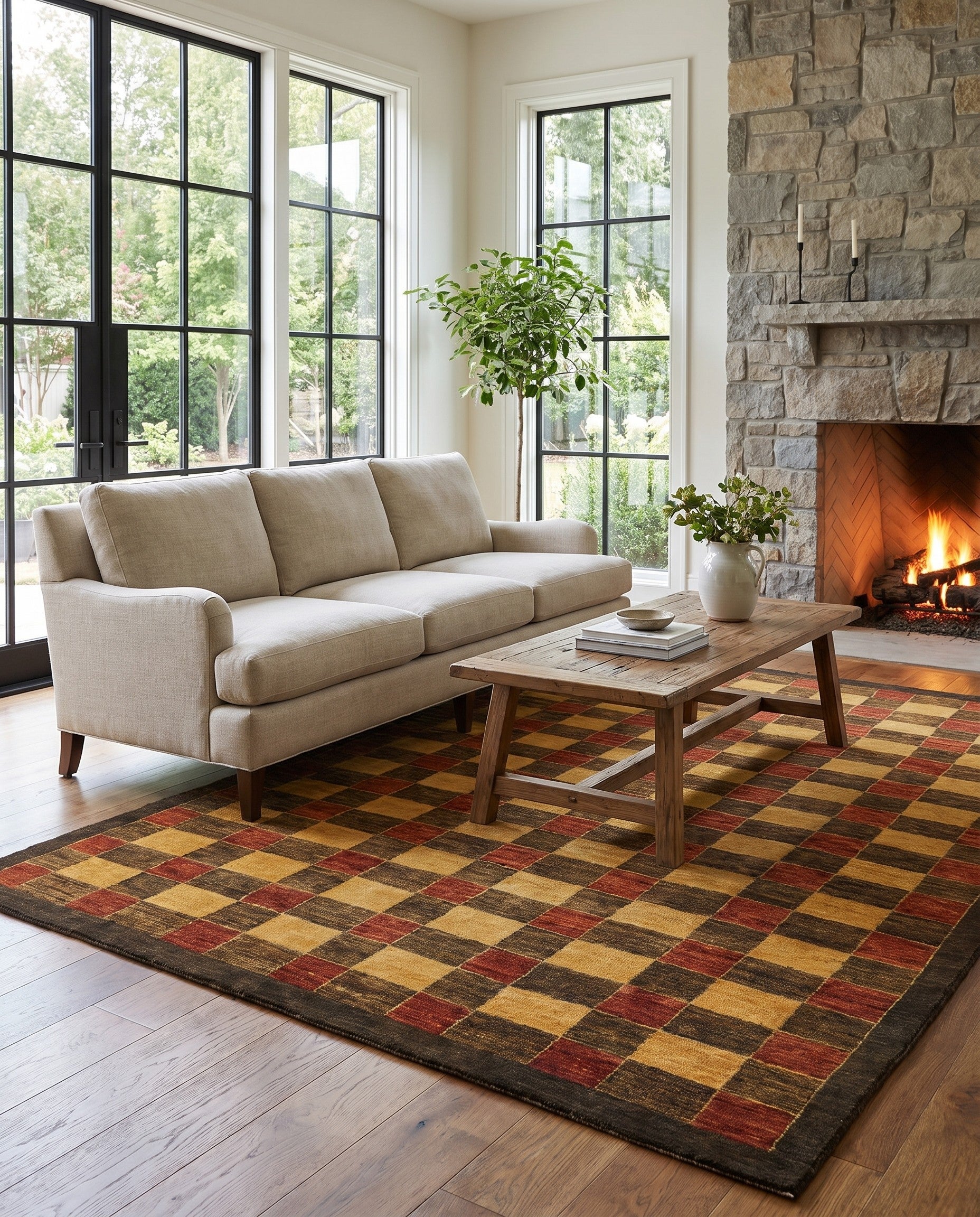 5' 10 x 9' 8 Hand Knotted Ziegler Modern Rug