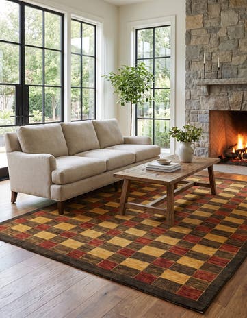 5' 10 x 9' 8 Hand Knotted Ziegler Modern Rug