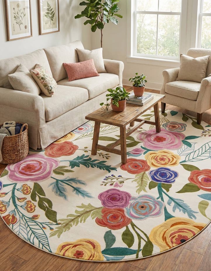 7' 10 x 10' Blossom Oval Rug