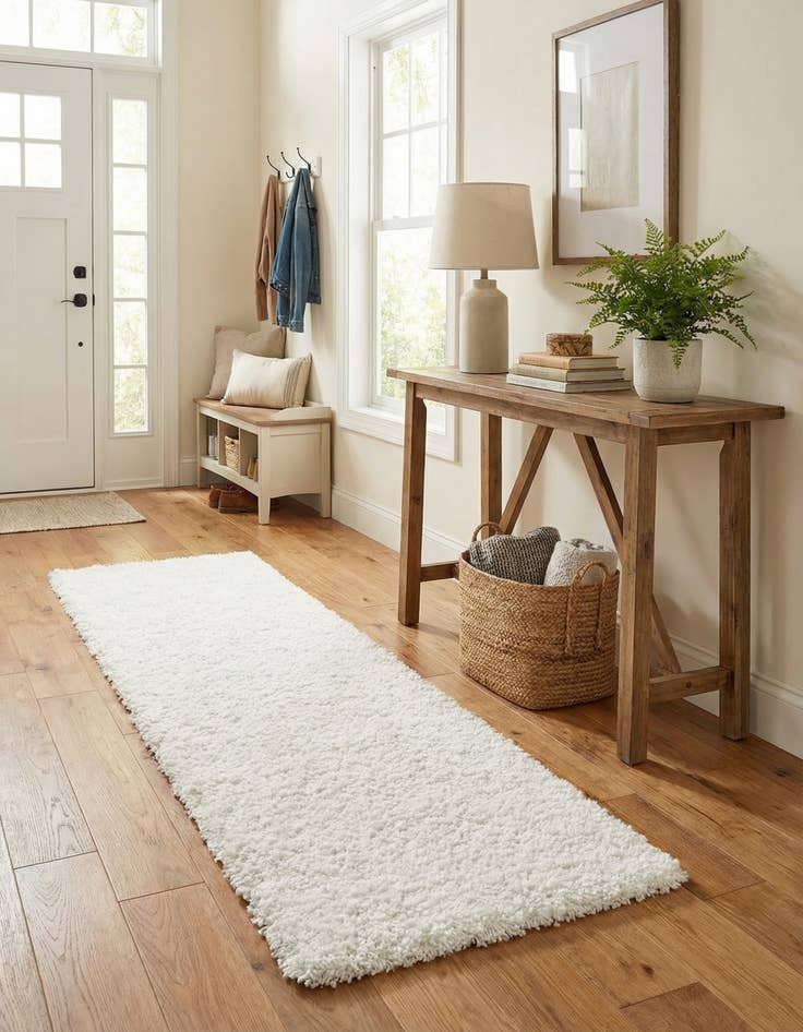 Detail image of  2' 6 x 10' Everyday Shag Runner Rug