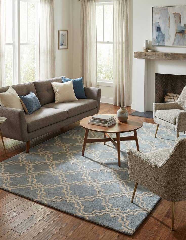 Detail image of 5' 1 x 8' 1 Luna Rug