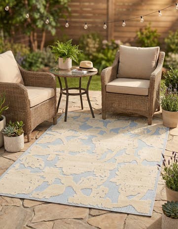 Gray Easy-Clean Aruba Indoor / Outdoor Rug