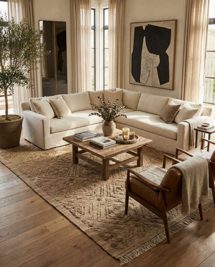 9' 3 x 12' 2 Hand Knotted Darya Wool Rug