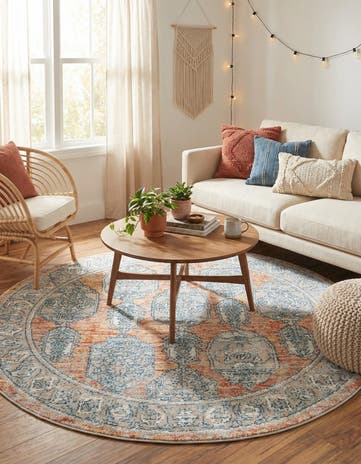 5' 2 x 5' 2 Lola Round Rug