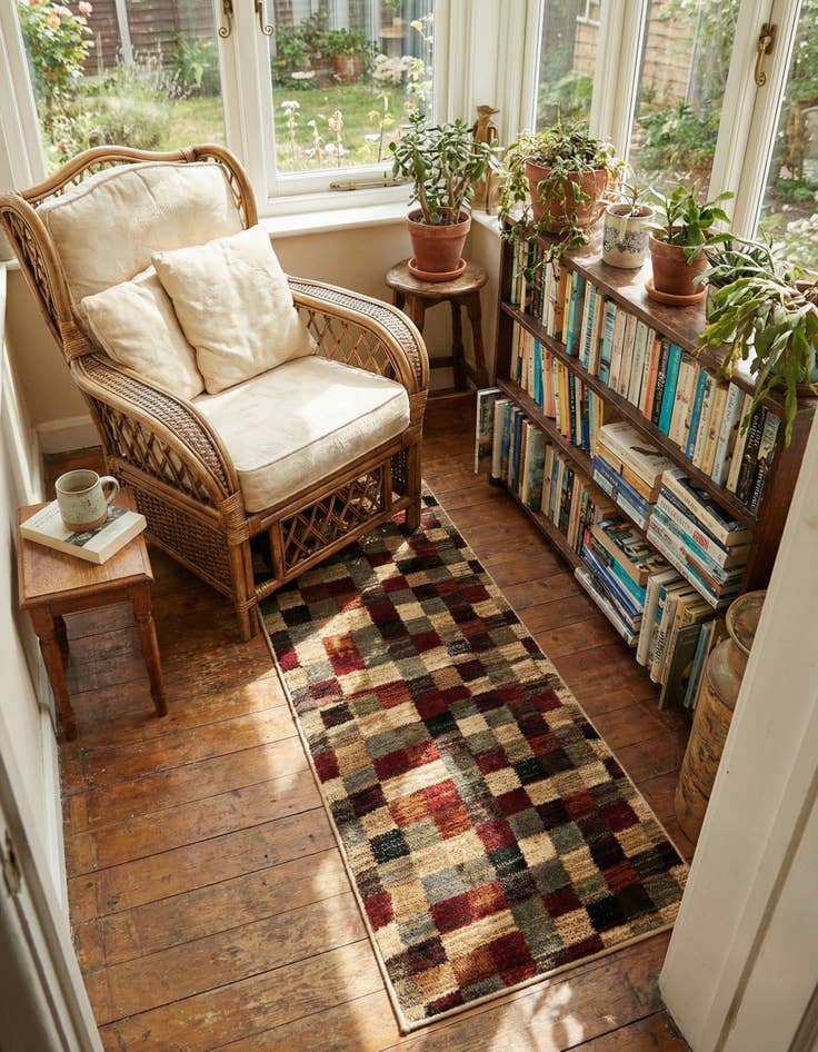Detail image of 2' x 8' Coffee Shop Runner Rug