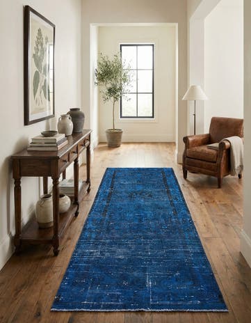 3' 5 x 7' 10 Hand Knotted Ultra Vintage Persian Wool Runner Rug