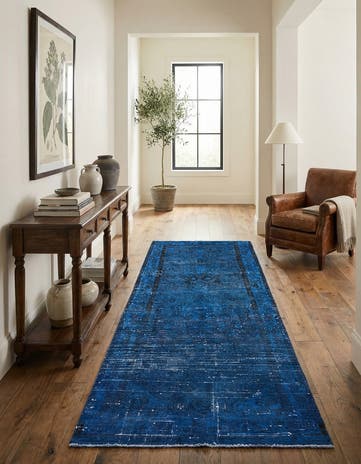 3' 5 x 7' 10 Hand Knotted Ultra Vintage Persian Wool Runner Rug