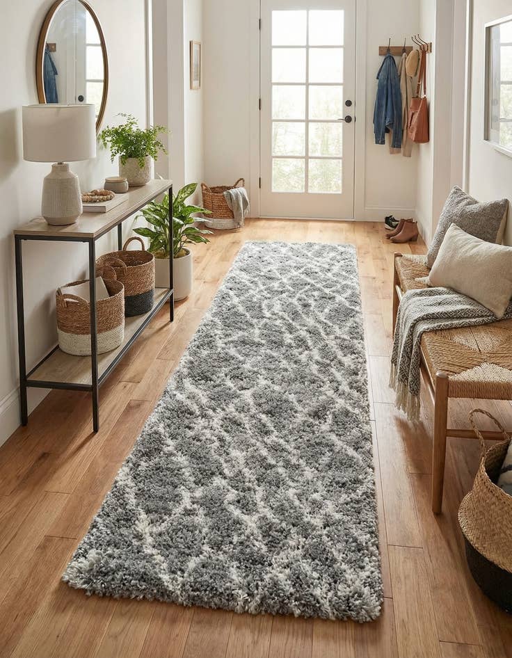 Detail image of  2' 7 x 13' Soft Touch Shag Runner Rug